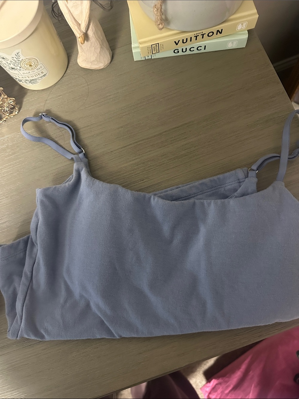 Blue Abercrombie bra free tank top